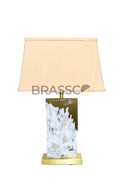 AT`  MARBLE WHITE MEtal(Table Lamp)