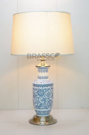 BRC' Chinese Porcelain Bottle AB Table Lamp