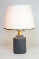 15.5-inch black decorative table lamp for contemporary home styling