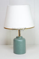 15.5-inch green decorative lamp for contemporary bedroom styling