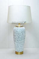BRC' Ceramic Black Doted GB Table Lamp