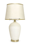 24.6 Inch White Table Lamp for Bedroom