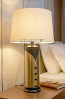 Black Brass Metal Table Lamp