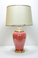 BRC' Red Ceramic GB Table Lamp