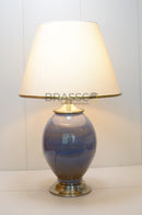 BRC' Ceramic Blue GB Table Lamp