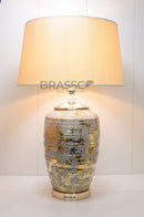 BRC' Golden Porcelain L FG Table Lamp