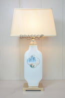 BR' Oval White Modern Porcelain Lamp