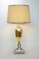 BR` Golden Candy Glass With Step Base Table Lamp