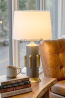Black Brass Metal Table Lamp - Brass Collection