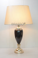 BR' Black Surahi Glass Lamp FG
