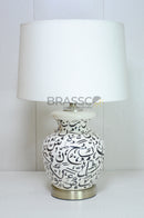 BRASSCO fancy Garwa ceramic table lamp for elegant home interiors