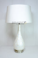BRASSCO long surahi table lamp for elegant bedroom room interiors