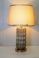 BRC ceramic checked grey GB decorative product with checked pattern design, glossy ceramic finish, and modern elegant home décor style