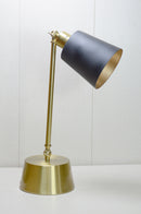 BRC' Metal Study GB 3 – Modern Metal Table Lamp for Study Desk Bedroom Decor