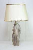 BRC medium zigzag table lamp with 1-year warranty by BRASSCO