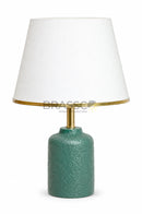 BRC small green finish table lamp for stylish indoor spaces
