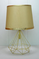 BR` Diamond Golden Table Lamp