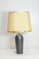 Black-Texture Brass Metal Table Lamp - Style 02