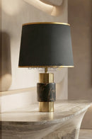 Black Marble-Texture Brass Metals Lamp - Style 03