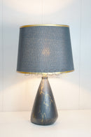 Brassco black marble cone-shade brass wall lamp for modern interiors