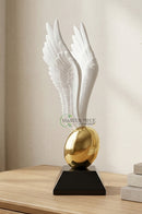Black and white Eagle Wings Table Decor by BRASSCO for modern home interiors