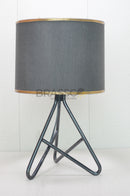 Black U Tripod Table Lamp