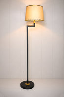 Brassco Modern Black Designer Floor Lamp