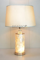 Brassco Mother of Pearl Cylinder Table Lamp LT07257
