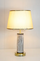 Brown Brass Wall Lamp with Crystal Accent - Style 04