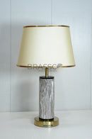 Brown Brass Wall Lamp with Crystal Accent - Style 04