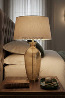 Coffee Linner Glass Table Lamp