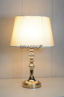 Crystal ball medium table lamp with premium FG finish, modern luxury decorative lighting for bedroom, living room, side table, and contemporary home décor by Brassco.