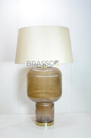 Double Coffee Glass Table Lamp | Luxury Designer Lighting | Brassco Pakistan
