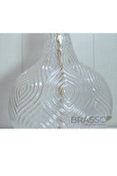 Glear CARVING SURAHI Table Lamp