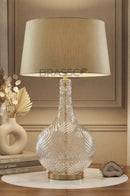 Glear CARVING SURAHI Table Lamp