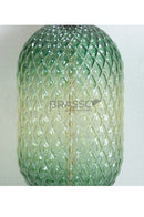 Green Cut Texture Glass Table Lamp