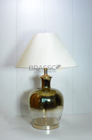 Green Glass Table Lamp