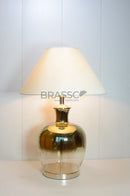 Green Martban Glass Table Lamp 26.3" | Luxury Designer Lamp | Brassco Pakistan