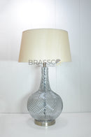 Grey CARVING SURAHI Table Lamp