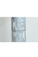 Brassco grey oval marble-texture brass wall lamp for luxury home decor
