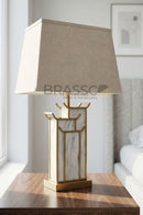 NZ' FC75 Grey Touch Table Lamp by Brassco