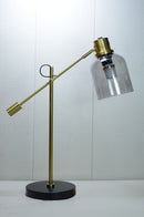 Luxury glass study lamp with elegant design by BRASSCO Pakistan