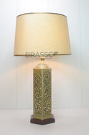 Metal Carved Table Lamp