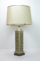 Metal Carved Table Lamp