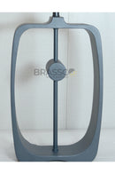 Modern Oval BLACK Metal Table Lamp - Luxury Collection