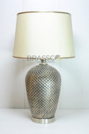 Modern Textured Brown Table Lamp Online Pakistan