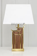 Modern Walnut Table Lamp Online Pakistan