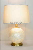 Mother of Pearl Bedside Table Lamp 19 Inch