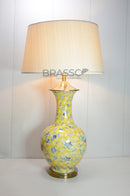 Premium Yellow Pottery Ceramic Base