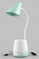 Sleek gold table lamp with touch control and modern minimalist style
